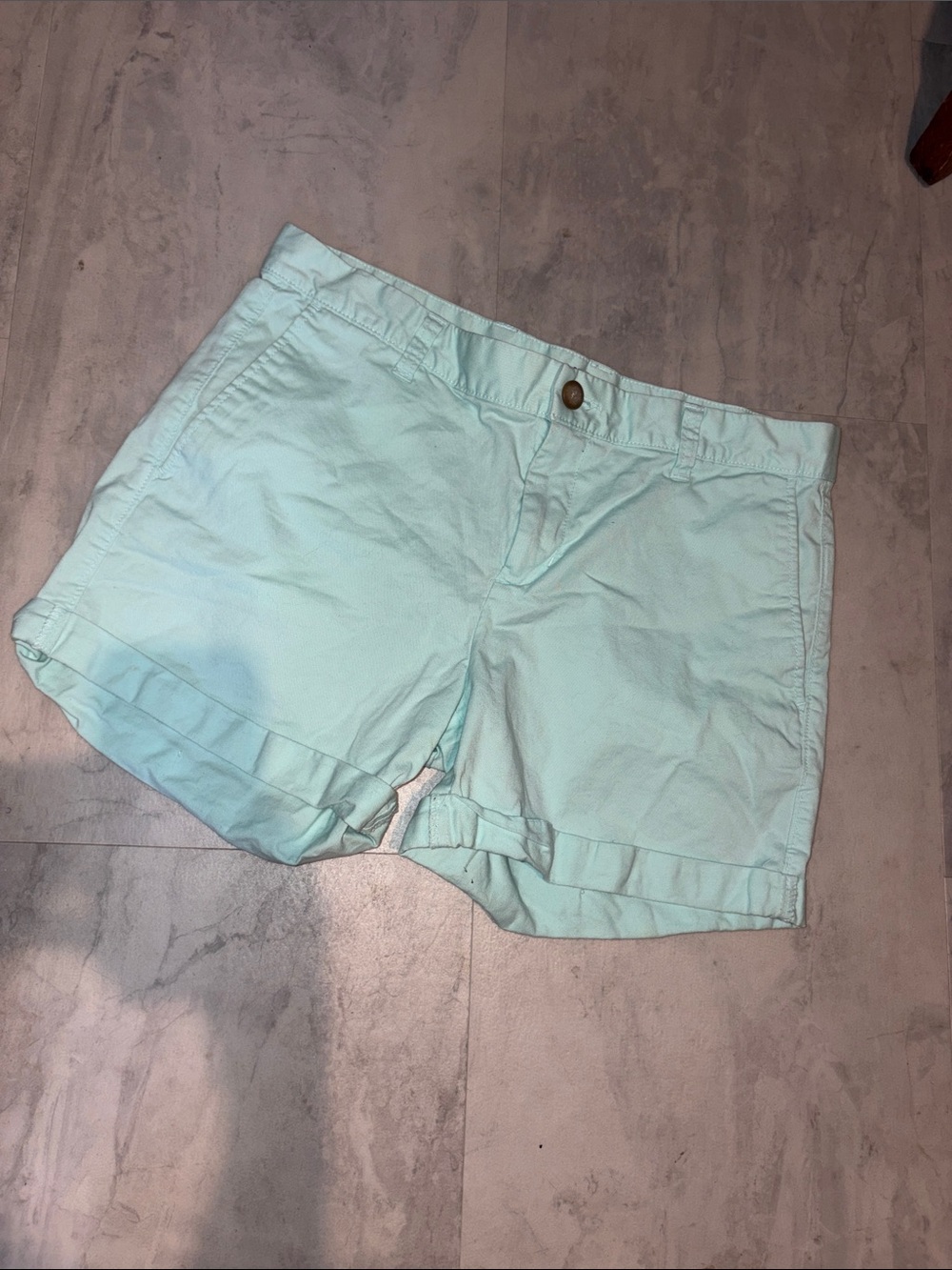 Gap  khakis by gap girlfriend  4” short  Light Mint  Midrise Casual Shorts sz 6